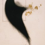 10_Minha LEE_flightless_ink-stick, pigment, gold dust on Korean paper_120x160cm_2002