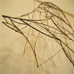 13_Minha LEE_flightless_detail view_bamboo, leather strap, cotton cloth_250x300x550cm_2001
